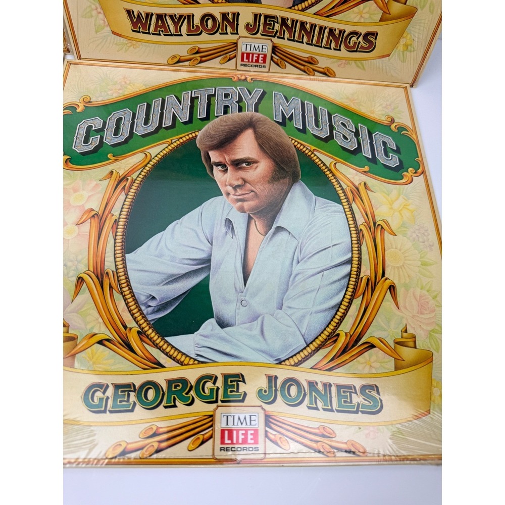 Time Life Country Music 5 Vinyl LP Lot Waylon Jennings Charley Pride Records - Picture 4 of 7